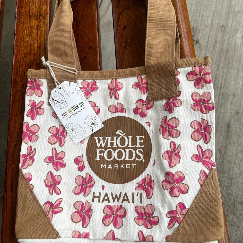 Whole Foods Hawaii X TagAloha mini tote bag